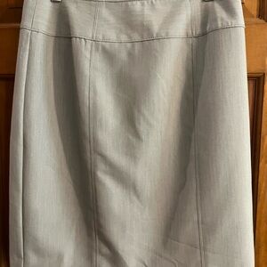 Worthington Light Gray Pencil Skirt